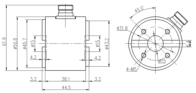 NJL-206尺寸圖 NJL-206尺寸圖